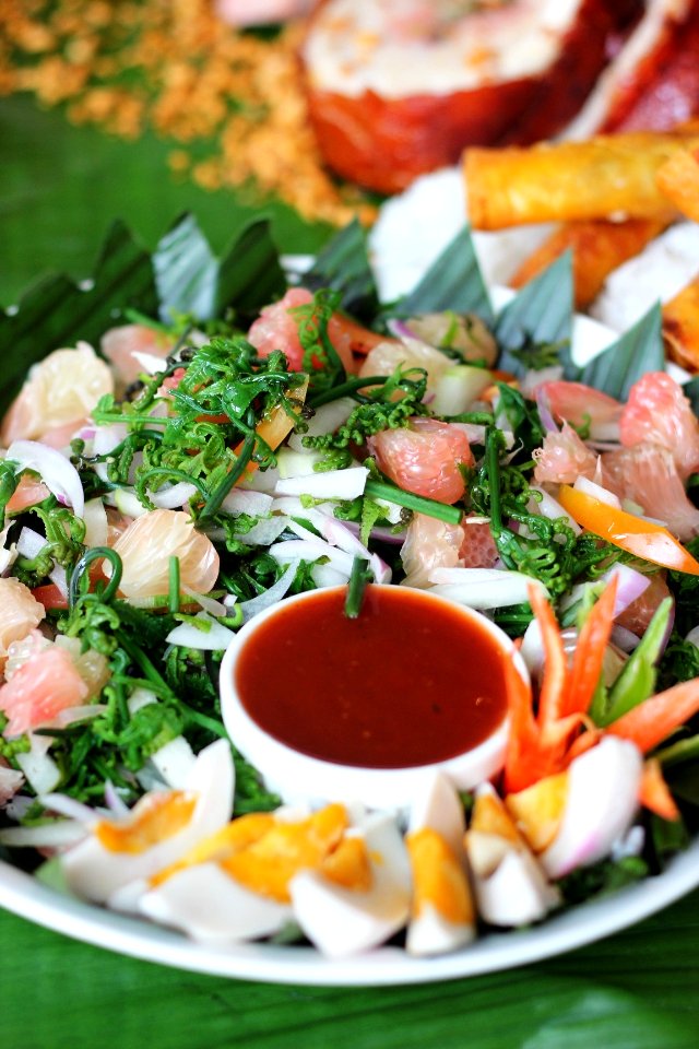 Fern and Pomelo Salad