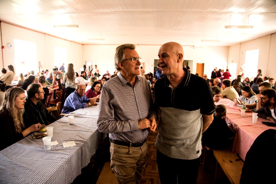 09.09.2018 - Vice prefeito Idemar Barz participa de almoço Comunidade Reconciliação - Foto: Gustavo Vara