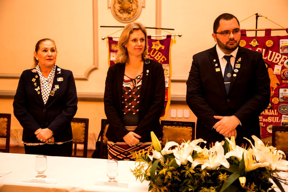 23.10.2018 - Prefeita Paula Mascanhenhas no evento de Assembléia geral festiva conjunta com os Lions Clubes Pelotas Centro, Núcleo Baronesa e Norte  - Foto: Gustavo Vara