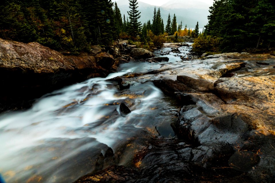 Waterfall explorations Montgomery Falls Alma, CO