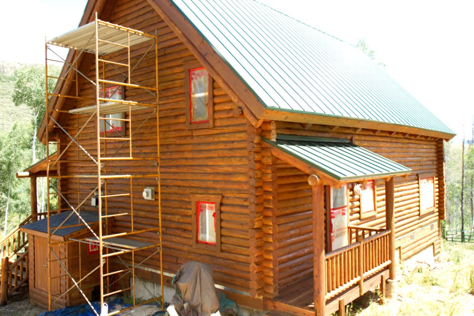 Log Home Finishing-6