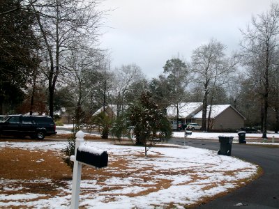 Snow in South Georgia photo