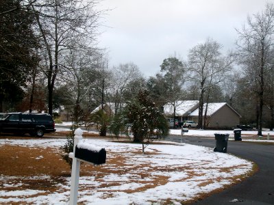Snow in South Georgia