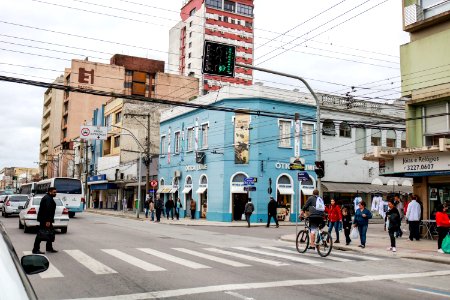 12.09.2018 Nova sinalização de trânsito Av Osório esq. Sete - Fotos Gustavo Mansur