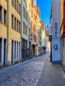 empty streets of Cologne