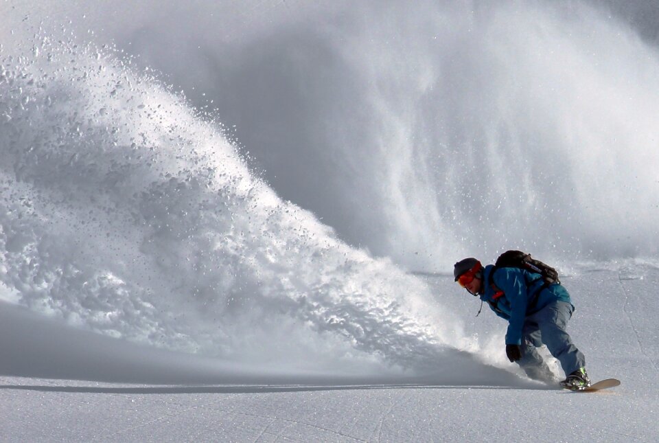Snow extreme outdoor