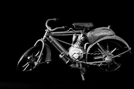 Vintage motorcycle vehicle