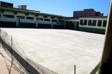 05.09.2018 - Obra na Emef Alcides de Mendonça - Foto Marcel Ávila