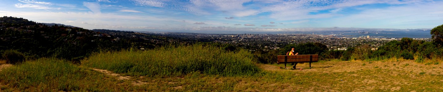 Panorama View of San Francisco from Berkeley Hills