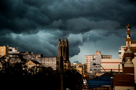 29.09.2018 - Forte temporal atinge a cidade de Pelotas - Foto: Gustavo Vara