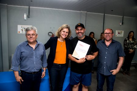 28.11.2018 - Prefeita Paula Mascarenhas realiza entrega da regularização fundiária do Loteamento Verona - Foto: Gustavo Vara
