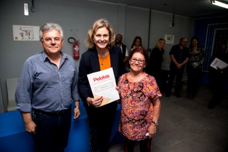 28.11.2018 - Prefeita Paula Mascarenhas realiza entrega da regularização fundiária do Loteamento Verona - Foto: Gustavo Vara