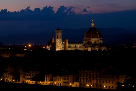 Duomo at Night, Florence Italy