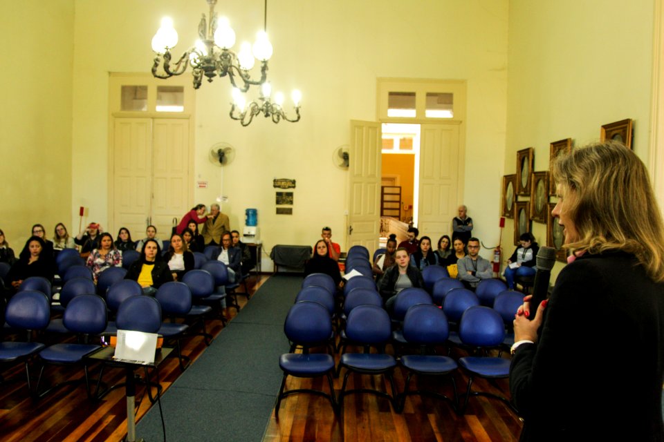 03.10.2018 - Prefeita Paula Mascarenhas e o vice Idemar Barz em acolhida aos novos servidores no Paço Municipal - Foto: Gustavo Vara