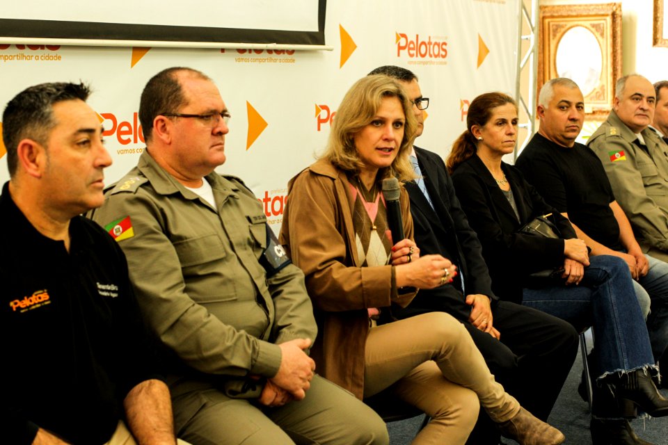 18.09.2018 - Coletiva de imprensa do GGI, para apresentação dos índices de violência no Pacto Pelotas pela Paz - Foto: Gustavo Vara