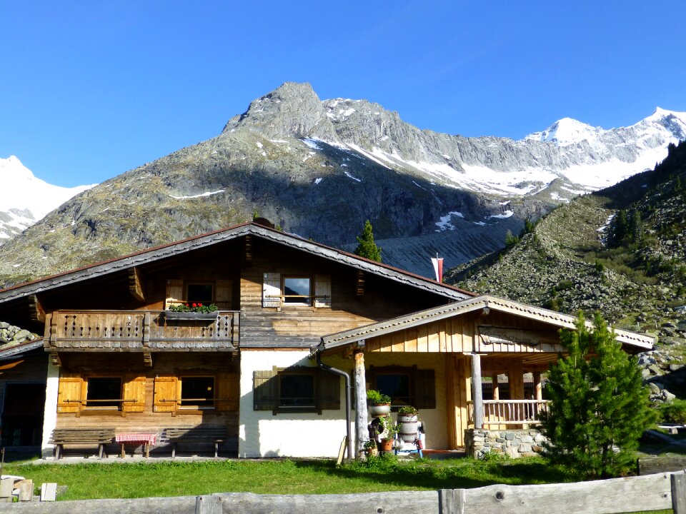 Tyrol zillertal mountains