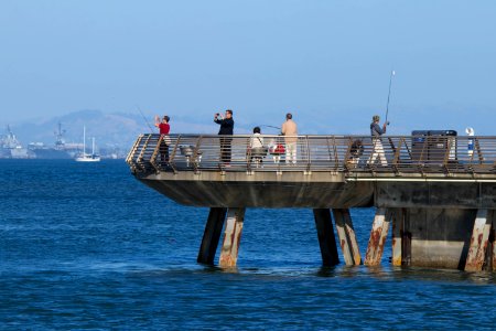 Fishing in San Francisco Bay photo