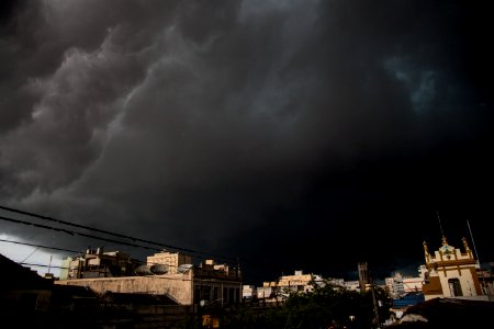 29.09.2018 - Forte temporal atinge a cidade de Pelotas - Foto: Gustavo Vara