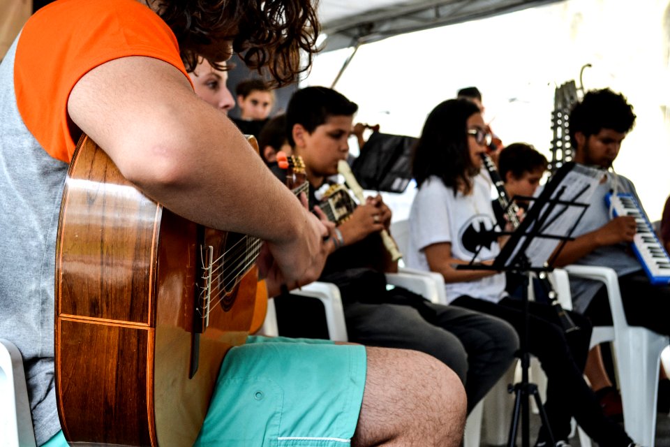 12.11.2018 - Apresentação da Orquestra Estudantil Municipal na Feira do Livro - Foto: Luiza Meirelles