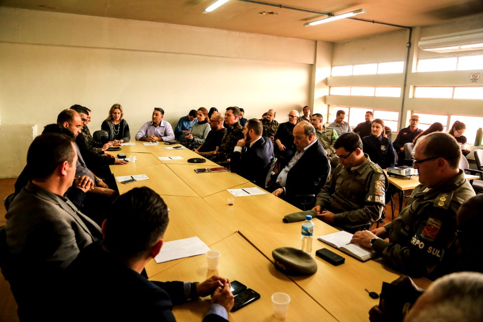 13.09.2018 - Prefeita Paula Mascarenhas durante reunião do GGI - Foto: Gustavo Vara