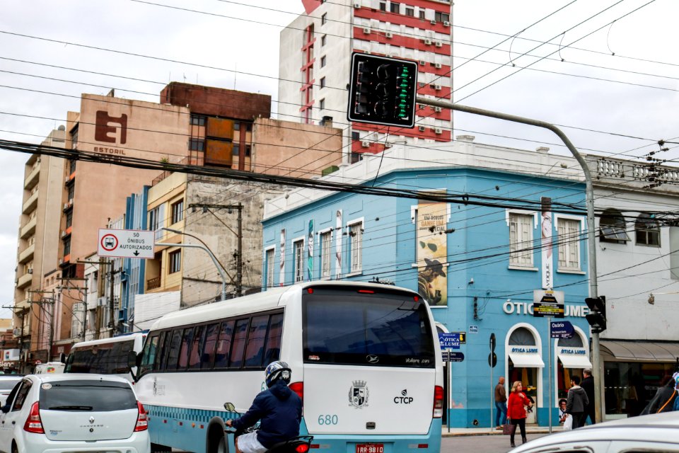 12.09.2018 Nova sinalização de trânsito Av Osório esq. Sete - Fotos Gustavo Mansur