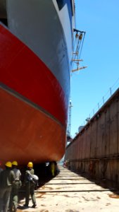 Balclutha in drydock