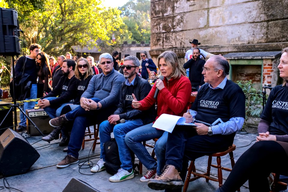 26.08.2018 Lançamento das obras de restauro Castelo Simões Lopes - Fotos Gustavo Mansur