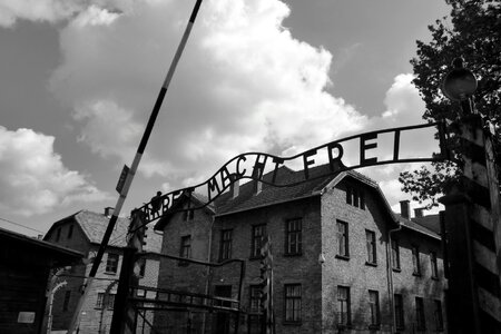 Auschwitz concentration camp poland photo