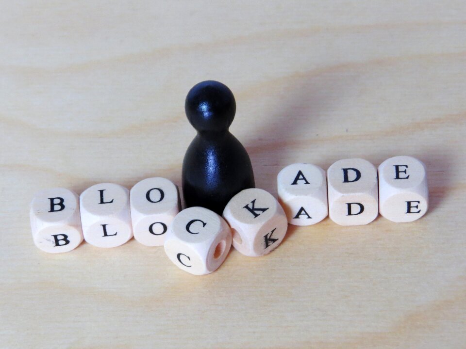 Blockade obstacle psychotherapy