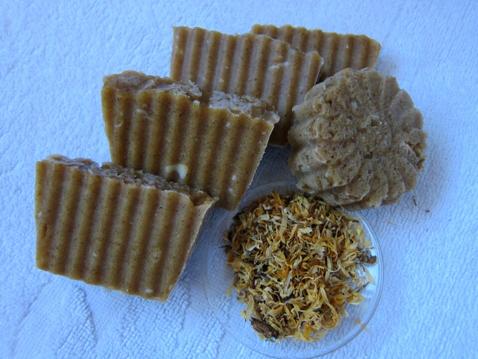 Toiletry calendula herbs