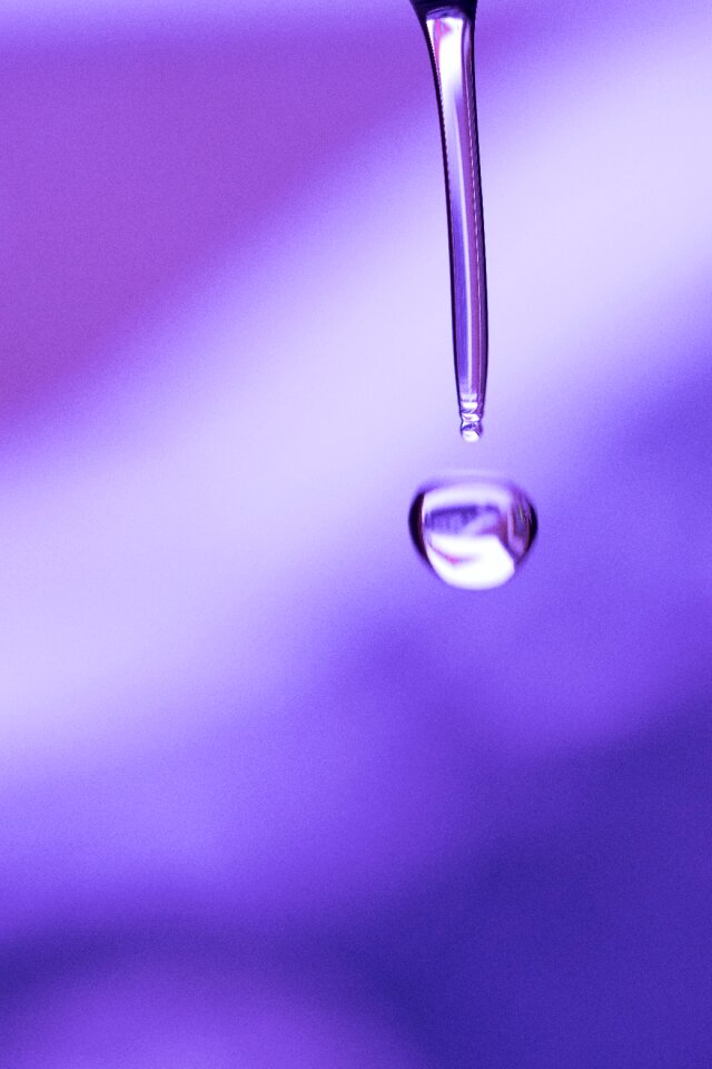Macro close up water