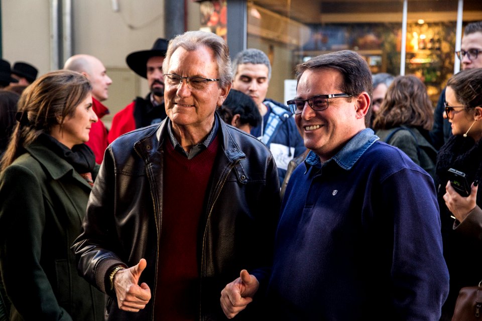 29.07.2018 - Vice prefeito Idemar Barz durante pronunciamento nas apresentações do Festival Internacional de Folclore e Artes Populares (FIFAP) no Mercado Público de Pelotas - Foto: Gustavo Vara