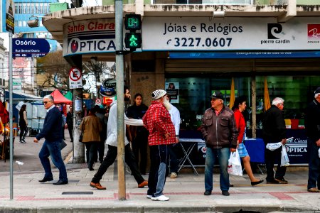 12.09.2018 Nova sinalização de trânsito Av Osório esq. Sete - Fotos Gustavo Mansur