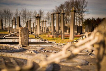 Death cross tomb photo