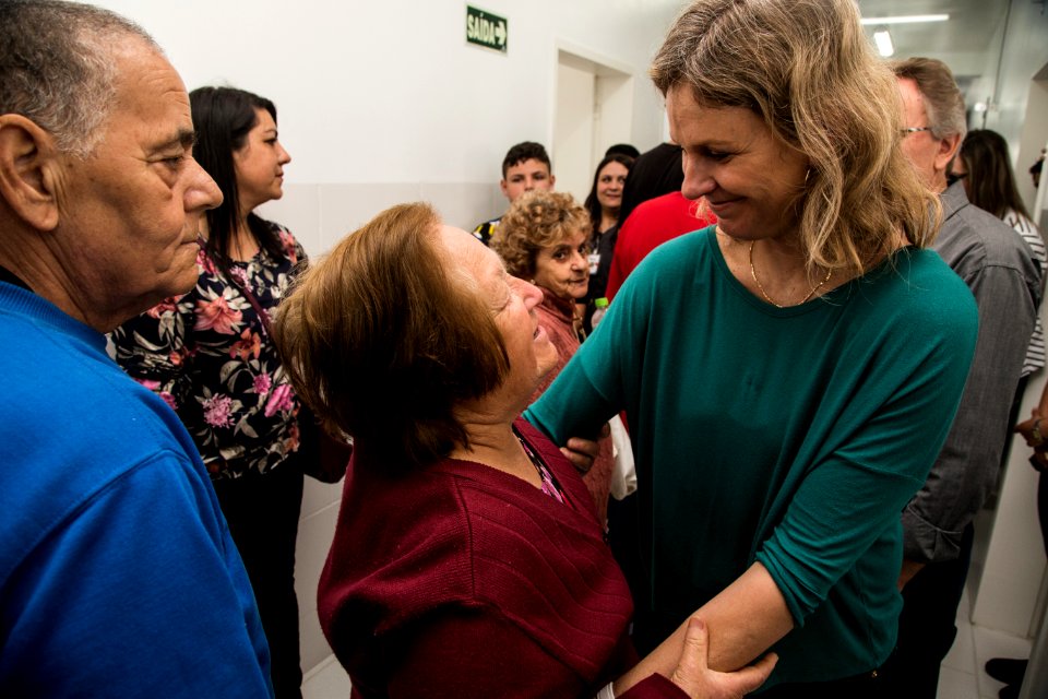 29.09.2018 - Prefeita Paula Mascarenha e o vice Idemar Barz na cerimônia de inauguração da UBS Virgilio Costa - Foto: Gustavo Vara