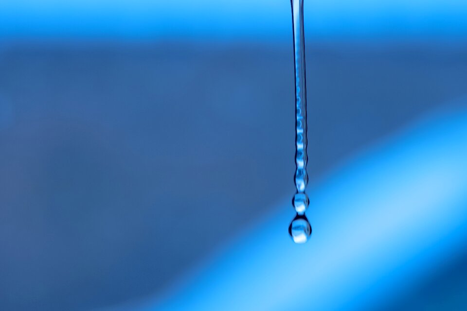 Macro close up water