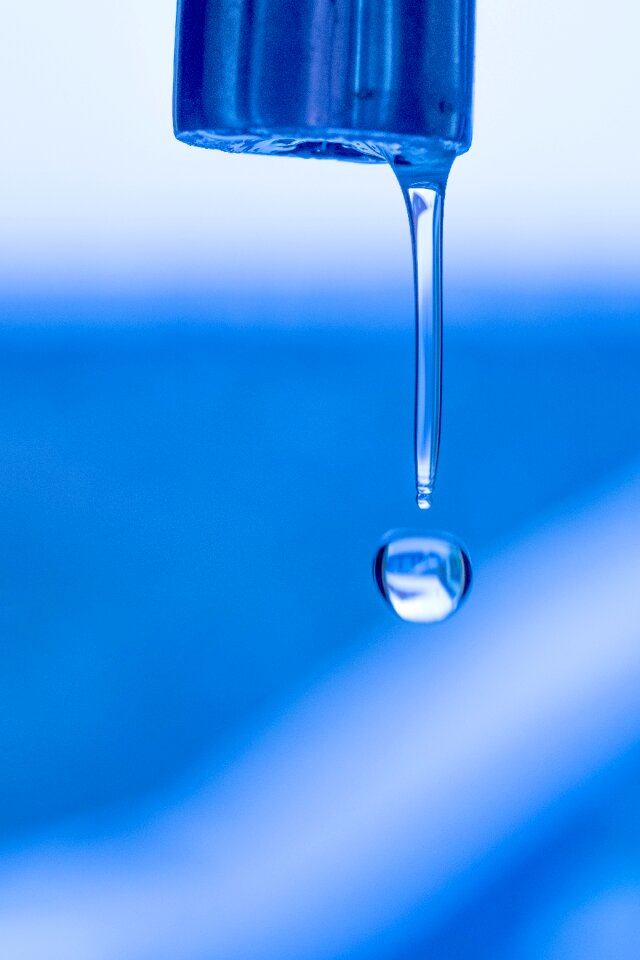 Macro close up water