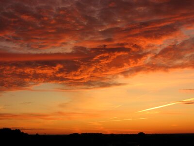Sunset sky landscape