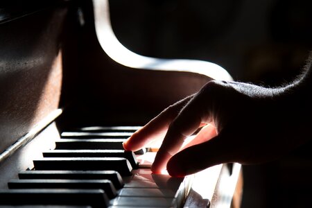 Music keyboard instrument photo