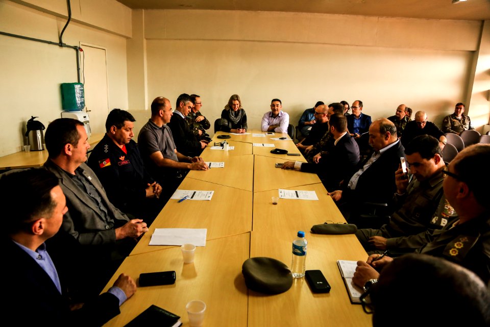 13.09.2018 - Prefeita Paula Mascarenhas durante reunião do GGI - Foto: Gustavo Vara