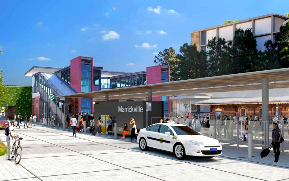 Sydney Metro - CBD & South West - Artists Impression - Marrickville