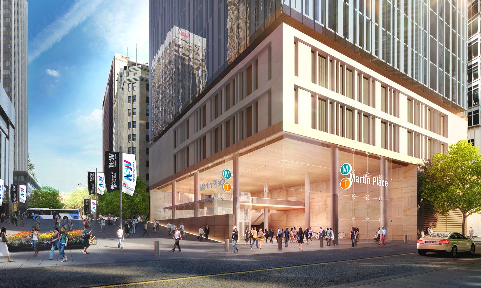Sydney Metro - Proposed Martin Place Station