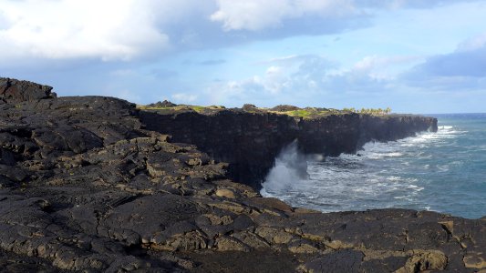 Lava coast, Hawaii photo