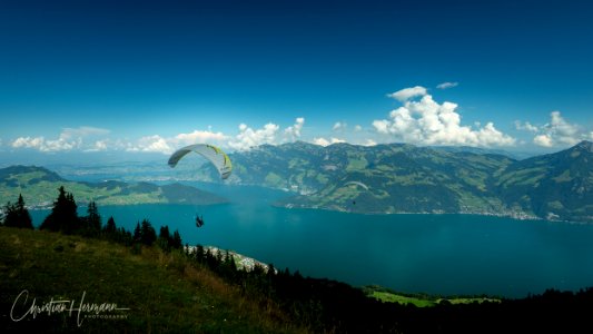 sky cruiser, Lake Lucerne, Switzerland photo