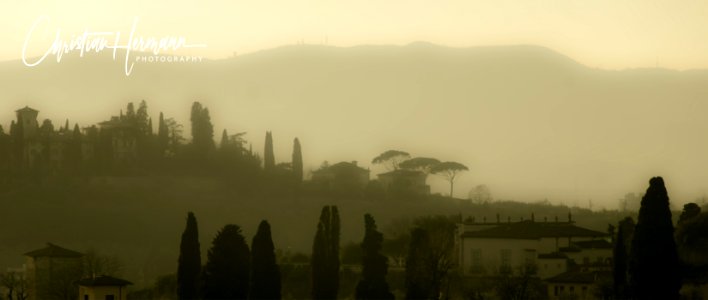 La sera, Toscana, Italia