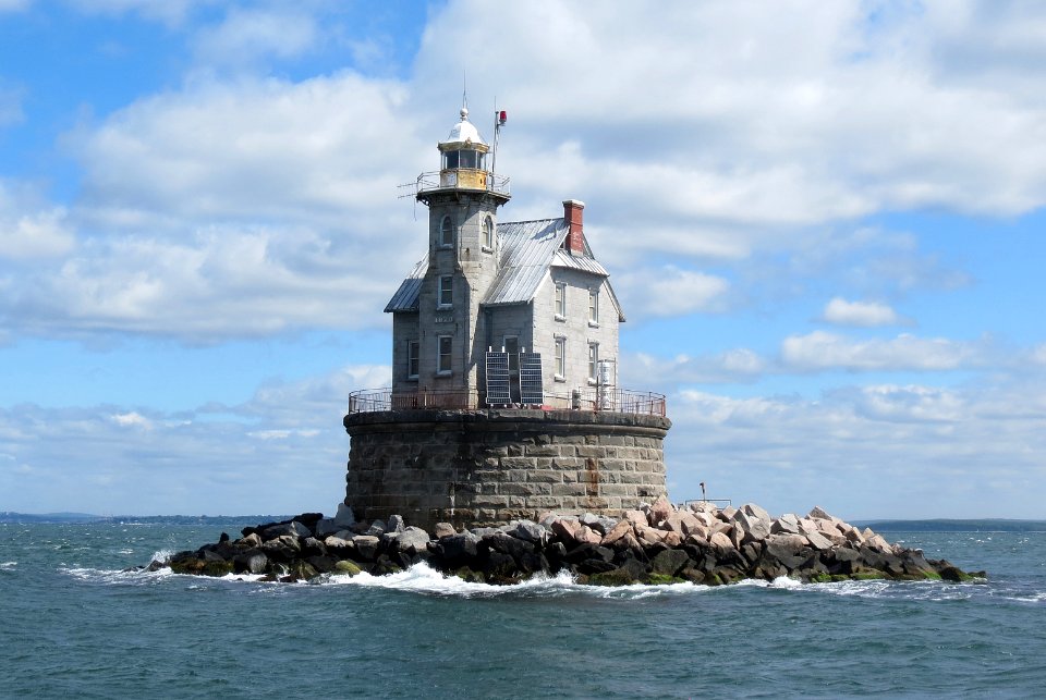 Race Rock Lighthouse, Long Island Sound, New York.