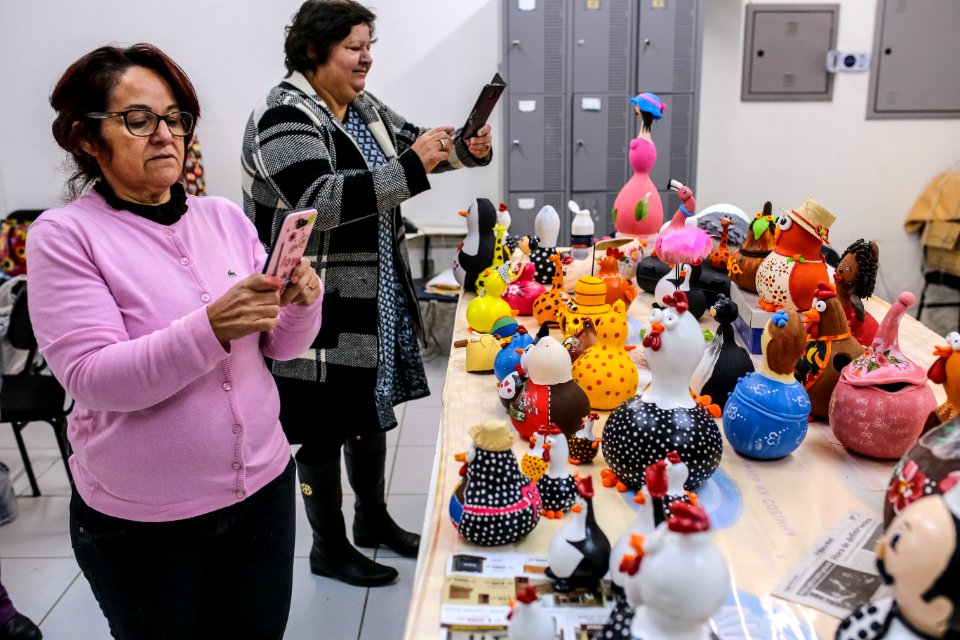 26.07.2018 Curso Retrate de pintura em porongo - Fotos Gustavo Mansur