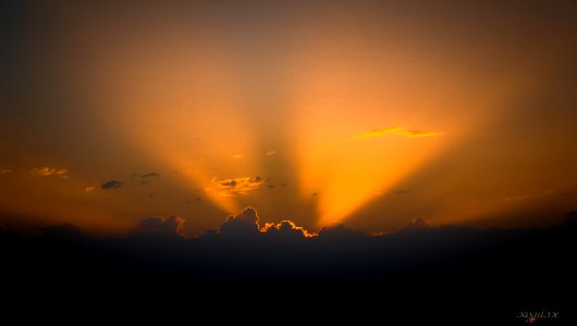 Sunset, Schwellbrunn, Switzerland