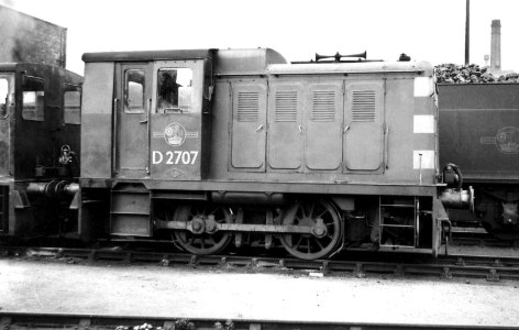 D2707 ( 11707 ) . Dunfermline Loco Shed photo