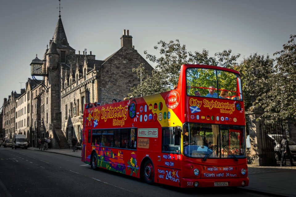 Sightseeing bus sightseeing scotland